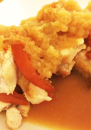 黄身おろしのせさっぱり鶏むねステーキ-レシピのメイン写真