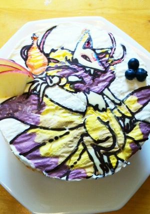 妖怪ウォッチのきゅうびのケーキ-レシピのメイン写真