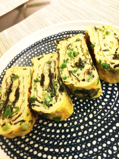 万能ねぎと味付け海苔で技あり卵焼き-レシピのメイン写真