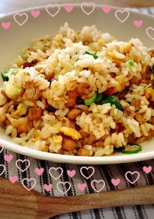 簡単♫納豆チャーハン-レシピのメイン写真