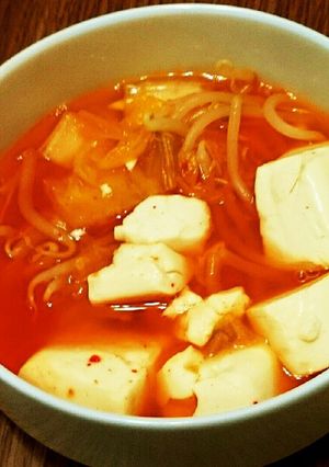 もやしのキムチスープ-レシピのメイン写真