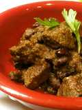 牛肩ロースゴロゴロ肉と豆の贅沢カレー☆