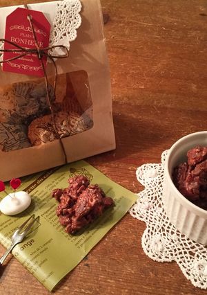 簡単すぎてゴメンなさい!新食感チョコ♡-レシピのメイン写真