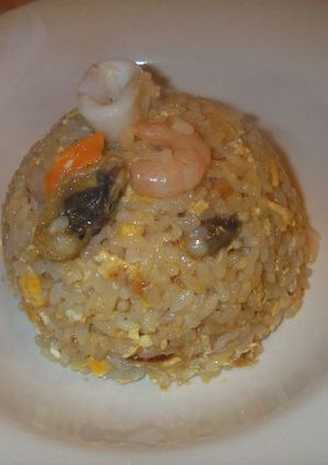 簡単★大葉にんにく醤油DE海鮮チャーハン-レシピのメイン写真