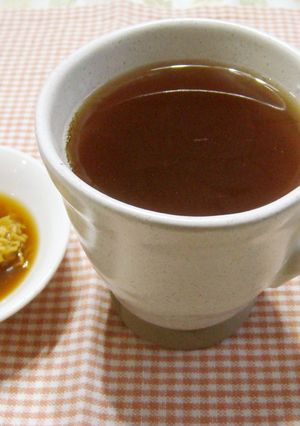 紅茶に酢しょうがでぽっかぽか～-レシピのメイン写真