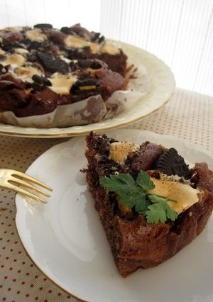 オレオとマショマロケーキ(バター不要）-レシピのメイン写真