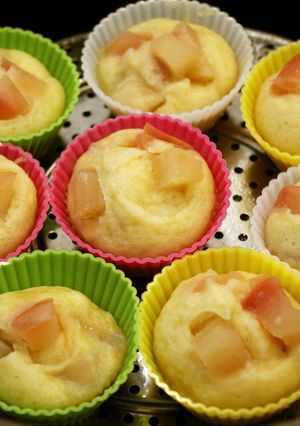 ダッチオーブンでりんごコンポート蒸しパン-レシピのメイン写真