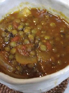 豆のカレースープ-レシピのメイン写真
