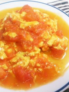 トマトと玉子の中華炒め-レシピのメイン写真