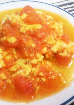 トマトと玉子の中華炒め-レシピのメイン写真
