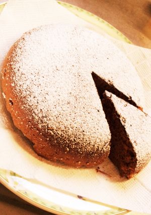 HMで簡単！炊飯器でチョコケーキ♡-レシピのメイン写真