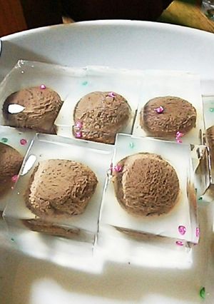チョコトリュフのゼリーとじ-レシピのメイン写真