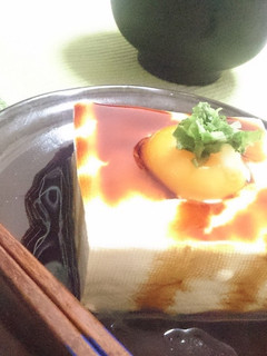 卵黄のせ冷奴-レシピのメイン写真