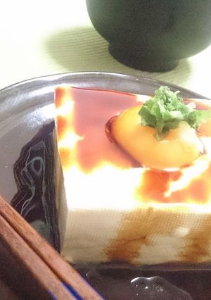 卵黄のせ冷奴-レシピのメイン写真
