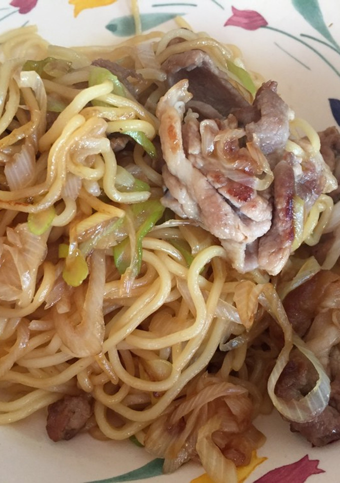 黒酢を食べる焼きそば-レシピのメイン写真