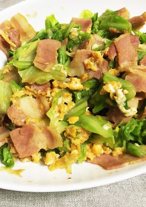 簡単！春色！キャベツとベーコンの炒め物-レシピのメイン写真