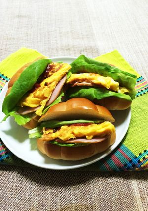 ロールパンで卵焼きサンド✨-レシピのメイン写真