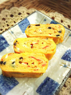 ☆カニカマとひじきの卵焼き☆お弁当の1品-レシピのメイン写真