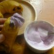 ヨーグルトクリーム^^ブルーベリー味
