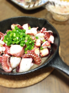 スキレットでタコの一味焼き-レシピのメイン写真
