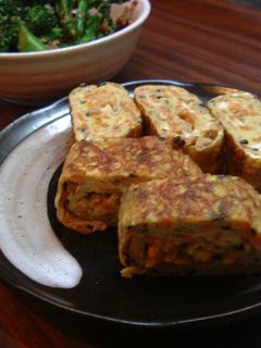 にんじんシリシリで卵焼き♪-レシピのメイン写真