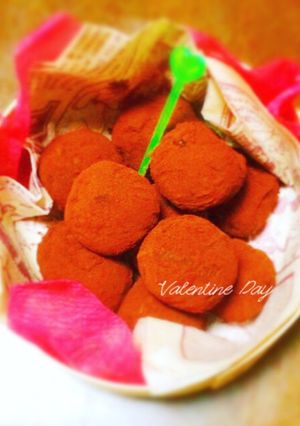 ♡皆に人気簡単生チョコなめらかトリュフ♡-レシピのメイン写真