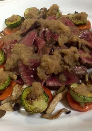丸ごとステーキ!玉ねぎソースがけ-レシピのメイン写真