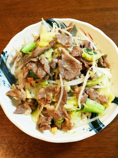 所要時間10分☆ラム肉&野菜炒め-レシピのメイン写真