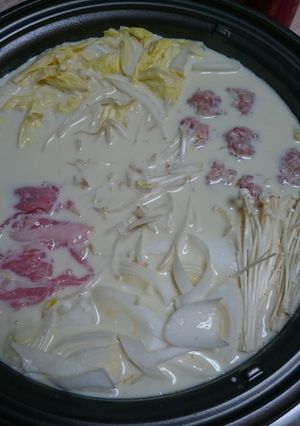 タレが美味しい♪３度楽しめる豆乳鍋★-レシピのメイン写真