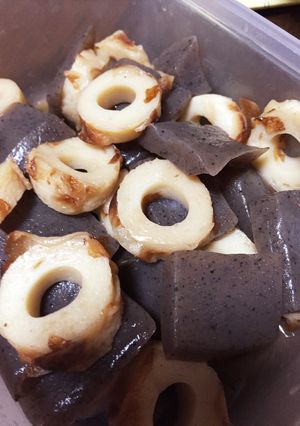 ちくわとこんにゃく☆しみうま☆煮物☆時短-レシピのメイン写真