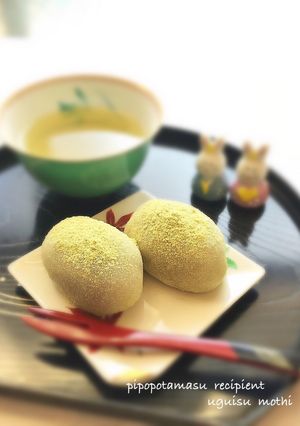 ひな祭りに うぐいす餅-レシピのメイン写真