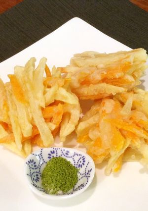 【裏技】型いらず油少く揚がる！かき揚げ-レシピのメイン写真