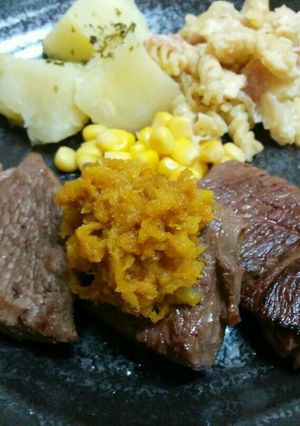 みんなにっこにこステーキ-レシピのメイン写真