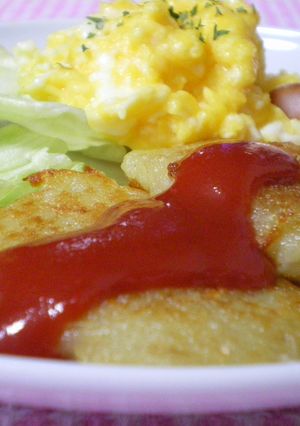 『じゃがいもだけ』もっちもちﾎﾟﾃﾄ焼き-レシピのメイン写真