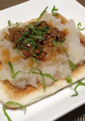 簡単♪はんぺんのおろし納豆がけ-レシピのメイン写真