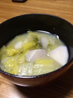 昆布出汁の味噌汁-レシピのメイン写真