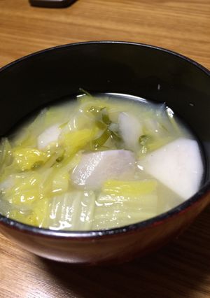 昆布出汁の味噌汁-レシピのメイン写真