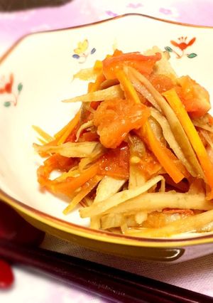 レンジで簡単☆我が家のトマトきんぴら-レシピのメイン写真