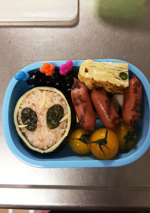 仮面ライダーゴースト キャラ弁-レシピのメイン写真