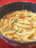 残ったカレーで簡単カレーうどん
