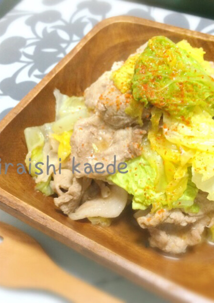 簡単！豚肉と白菜のミルフィーユ-レシピのメイン写真