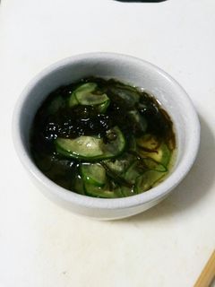 すぐ出来る!もずくの酢の物-レシピのメイン写真