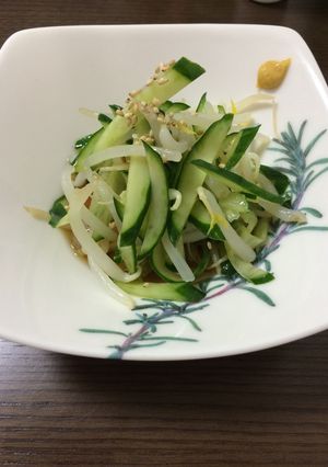 胡瓜とモヤシのサッパリ和え-レシピのメイン写真