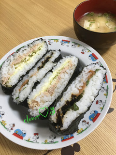 おにぎらずツナチーズ&梅昆布-レシピのメイン写真