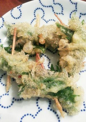 大葉にんにく天ぷら-レシピのメイン写真