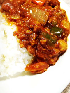 簡単野菜たくさん豆カレー♪-レシピのメイン写真