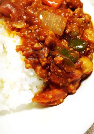 簡単野菜たくさん豆カレー♪-レシピのメイン写真