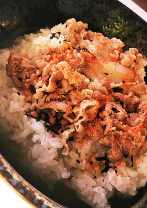 牛丼茶漬け(超簡単)もはや料理じゃない-レシピのメイン写真