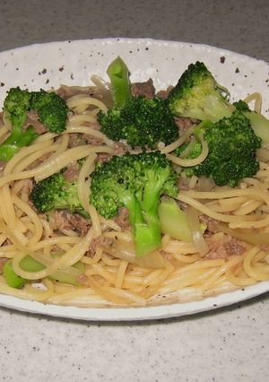 牛肉とブロッコリーの和風パスタ-レシピのメイン写真