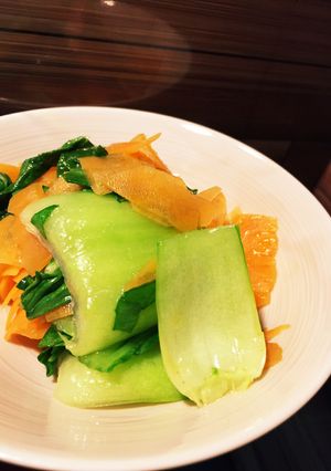 チンゲン菜とにんじんの炒め物♡-レシピのメイン写真